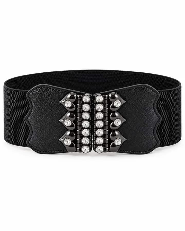 Cinturón Perlas y Tachas