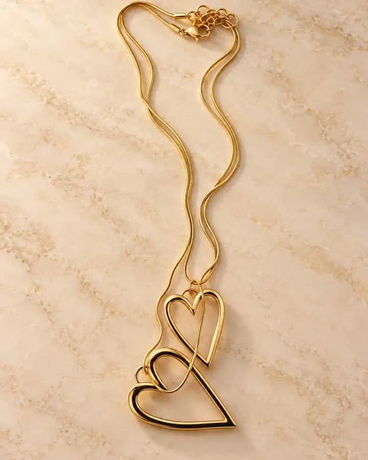 Collar Doble Corazón